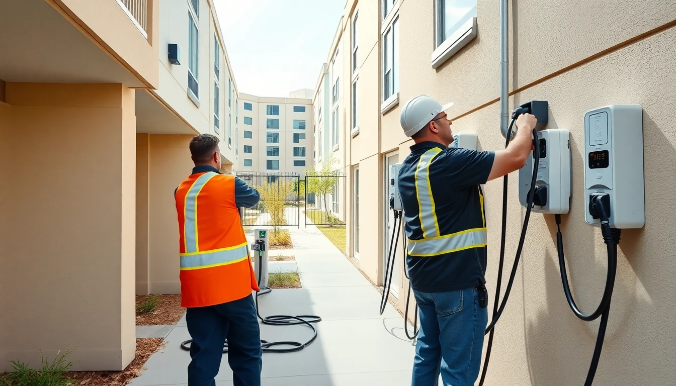 Multi-Unit EV Charger Installation